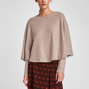 ZARA CAPE SWEATER